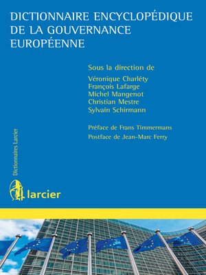 cover image of Dictionnaire encyclopédique de la gouvernance européenne